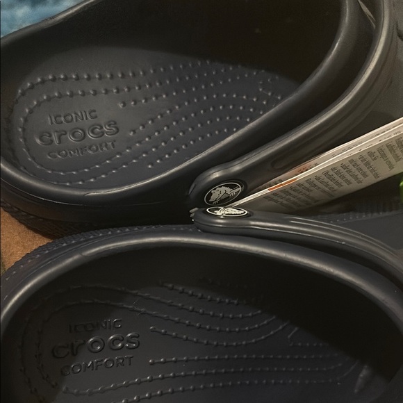 Crocs Navy Baya KIDS Size J3 - Picture 7 of 7